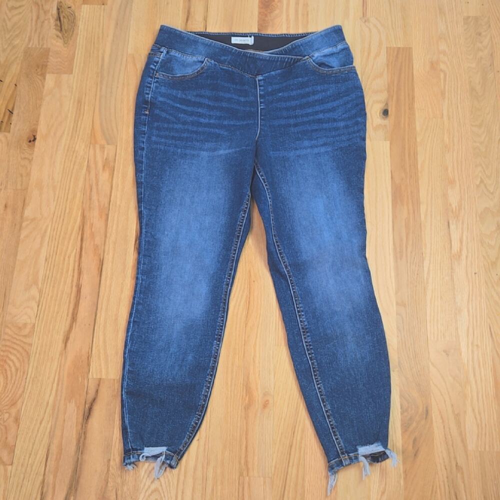 m jeans by maurices women's jeans jegging jeans ankle crop size L short